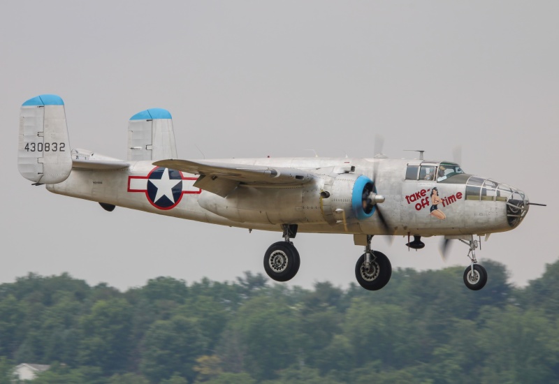 Photo of N3155G - PRIVATE  North American B-25 Mitchell at RDG on AeroXplorer Aviation Database
