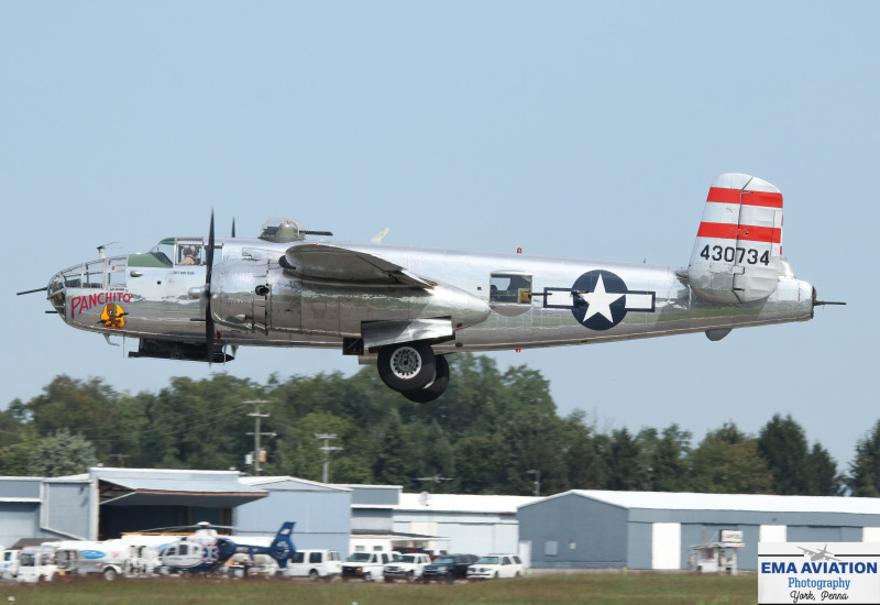 Photo of N9079Z - PRIVATE  North American B-25 Mitchell at HGR on AeroXplorer Aviation Database