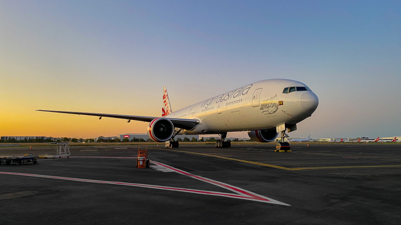 Photo of VH-VPF - Virgin Australia Boeing 777-300ER at BNE on AeroXplorer Aviation Database