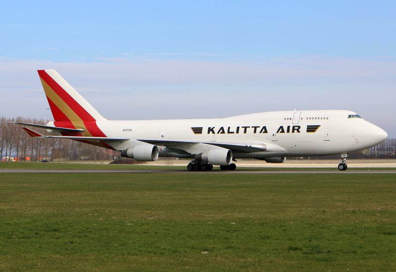 Photo of N707CK - Kalitta Air Boeing 747-400F at eham on AeroXplorer Aviation Database