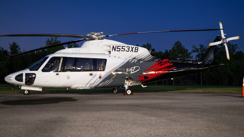 Photo of N553XB - PRIVATE Sikorsky S-76D at CGS on AeroXplorer Aviation Database