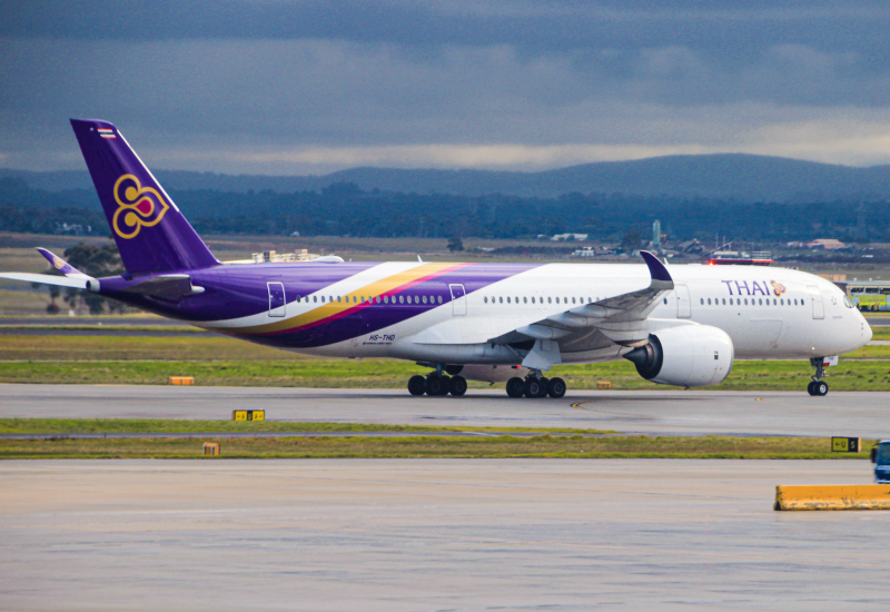 Photo of HS-THD - Thai Airways  Airbus A350-900 at MEL on AeroXplorer Aviation Database