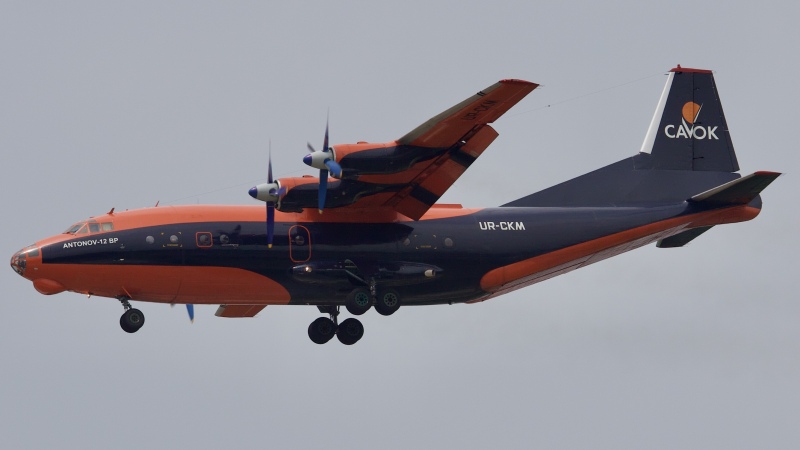 Photo of UR-CKM - CAVOK AIR Antonov An-12 at IAH on AeroXplorer Aviation Database