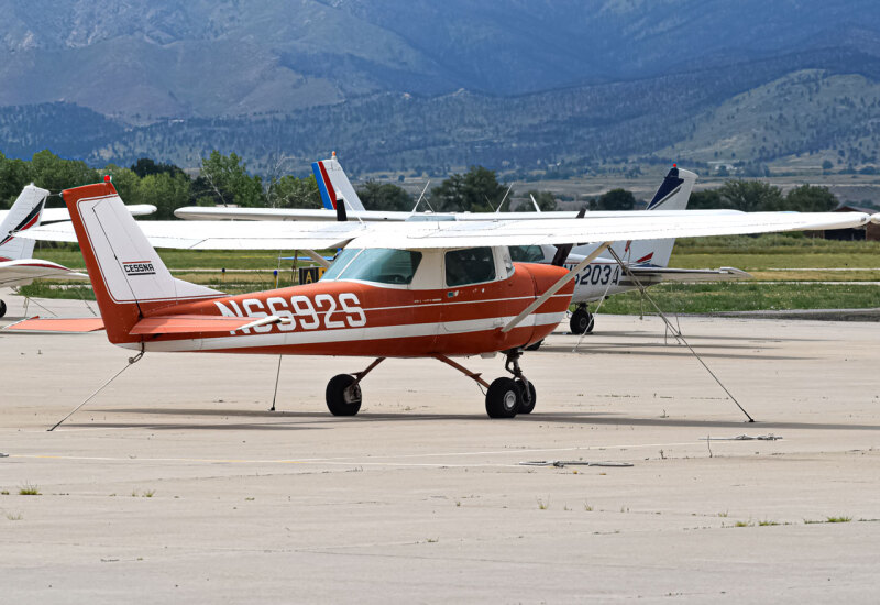 Photo of N6592S - PRIVATE Cessna 150 at LMO on AeroXplorer Aviation Database