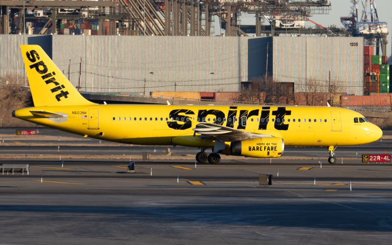 Photo of N603NK - Spirit Airlines Airbus A320 at EWR on AeroXplorer Aviation Database