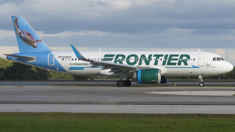 Photo of N396FR - Frontier Airlines Airbus A320NEO at MCO on AeroXplorer Aviation Database