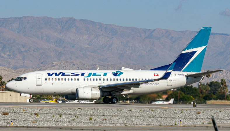 Photo of C-GWBF - WestJet Boeing 737-700 at PSP on AeroXplorer Aviation Database