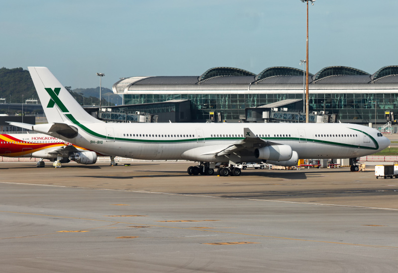 Photo of 9H-BIG - Air X Charter Airbus A340-300 at HKG on AeroXplorer Aviation Database
