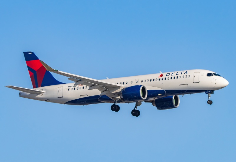 Photo of N315DU - Delta Airlines Airbus A220-300 at EWR on AeroXplorer Aviation Database