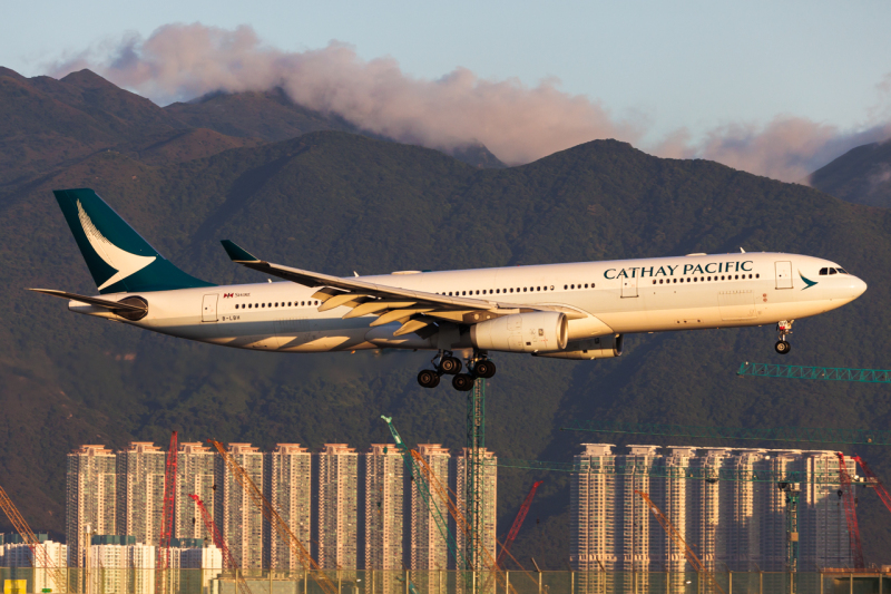 Photo of B-LBH - Cathay Pacific Airbus A330-300 at HKG on AeroXplorer Aviation Database