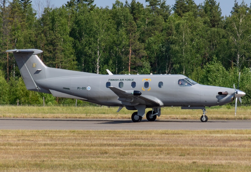 Photo of PI-05 - Finland - Air Force Pilatus PC-12 at TKU on AeroXplorer Aviation Database