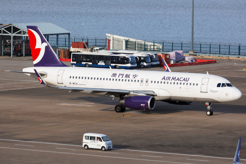 Photo of B-MCH - Air Macau Airbus A320 at MFM on AeroXplorer Aviation Database