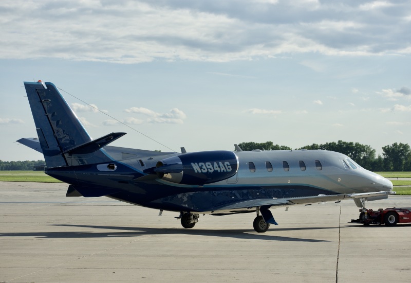 Photo of N394AG - PRIVATE Cessna 560 XLS Citation at GRB on AeroXplorer Aviation Database