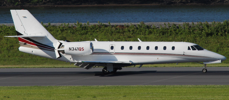 Photo of N341QS - NetJets Cessna Citation Sovereign at MDT on AeroXplorer Aviation Database