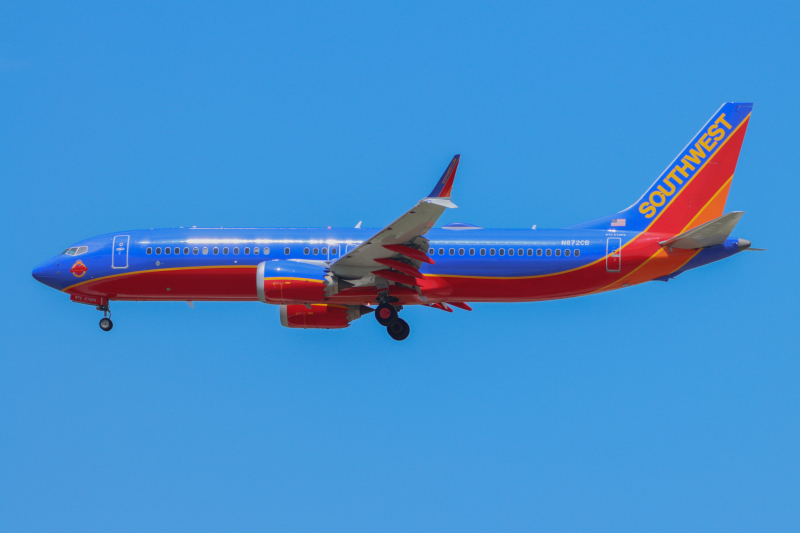 Photo of N872CB - Southwest Airlines Boeing 737 MAX 8 at MCI on AeroXplorer Aviation Database
