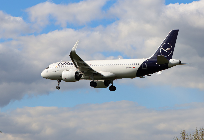 Photo of D-AINP - Lufthansa Airbus A320NEO at LHR on AeroXplorer Aviation Database