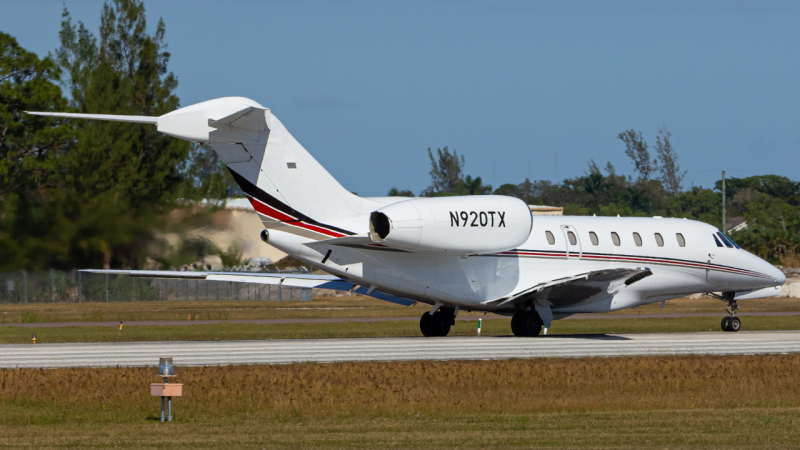 Photo of N920TX - PRIVATE Cessna Citation 750 X at APF on AeroXplorer Aviation Database