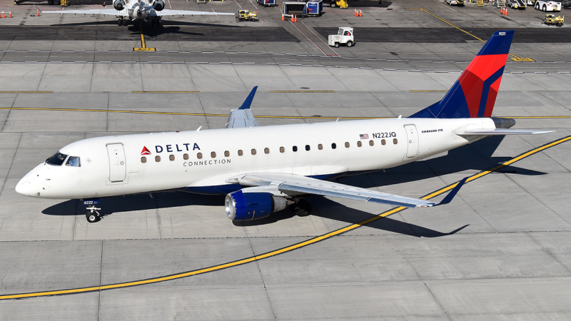 Photo of N222JQ - Delta Connection Embraer E175 at DTW on AeroXplorer Aviation Database