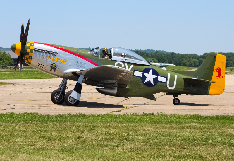 Photo of N5428V - PRIVATE North American P-51 Mustang at LUK on AeroXplorer Aviation Database
