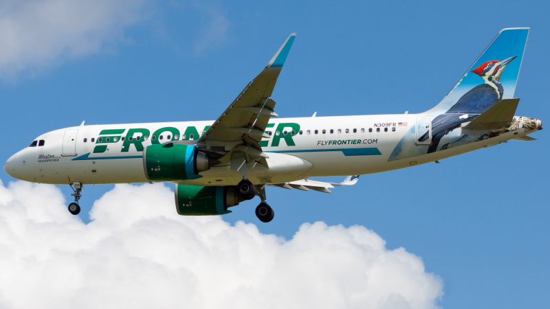 Photo of N309FR - Frontier Airlines Airbus A320NEO at MCO on AeroXplorer Aviation Database