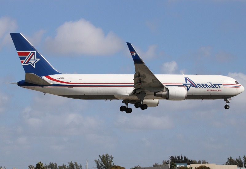 Photo of N378CX - Amerijet Boeing 767-300F at MIA on AeroXplorer Aviation Database