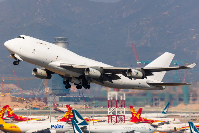 Photo of ER-BYR - Terra Avia Boeing 747-400F at HKG on AeroXplorer Aviation Database