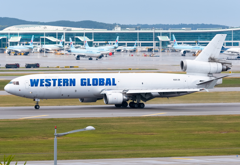 Photo of N581JN - Western Global Airlines McDonnell Douglas MD-11F at ICN on AeroXplorer Aviation Database