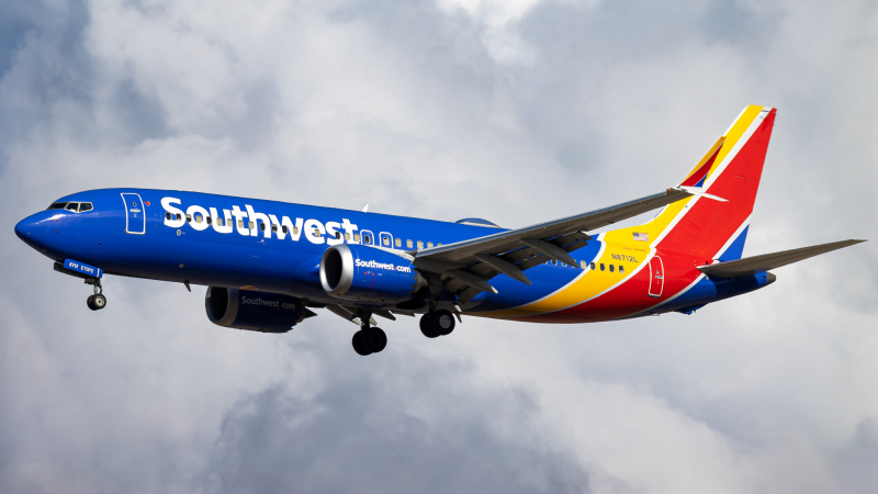 Photo of N8712L - Southwest Airlines Boeing 737 MAX 8 at BOI on AeroXplorer Aviation Database