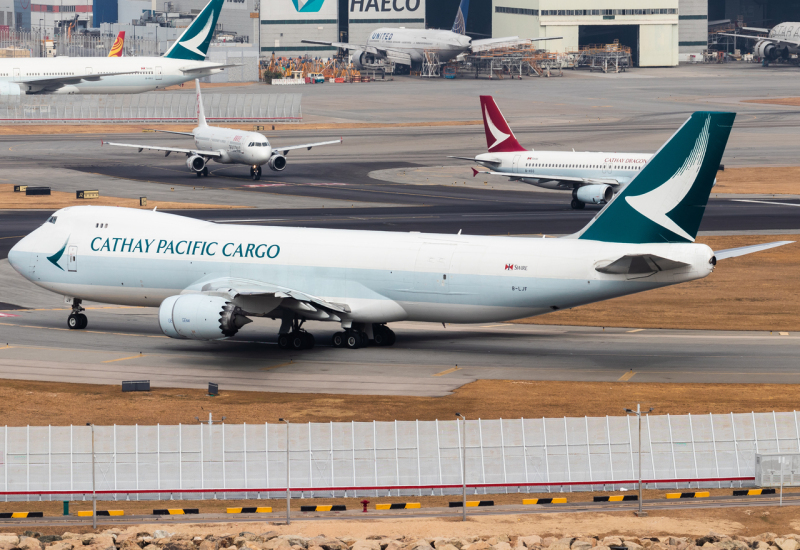 Photo of B-LJF - Cathay Pacific Cargo Boeing 747-8F at HKG on AeroXplorer Aviation Database