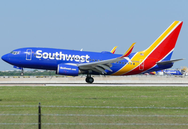 Photo of N969WN - Southwest Airlines Boeing 737-700 at AUS on AeroXplorer Aviation Database