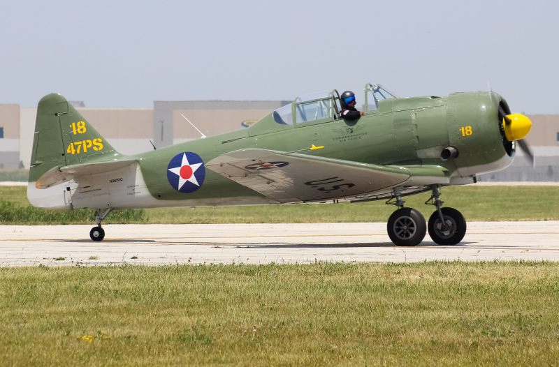 Photo of N9820C - PRIVATE  North American T-6 Texan at DAY on AeroXplorer Aviation Database