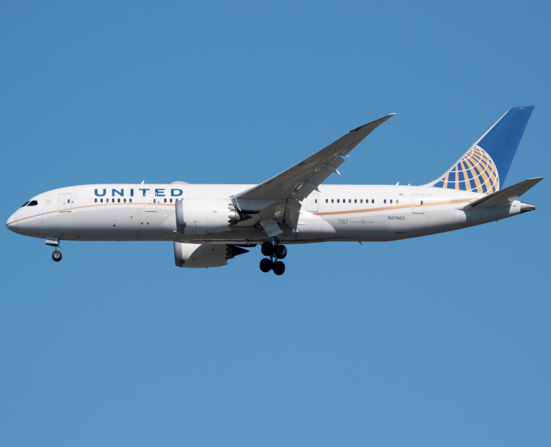Photo of N27903 - United Airlines Boeing 787-8 at IAD on AeroXplorer Aviation Database