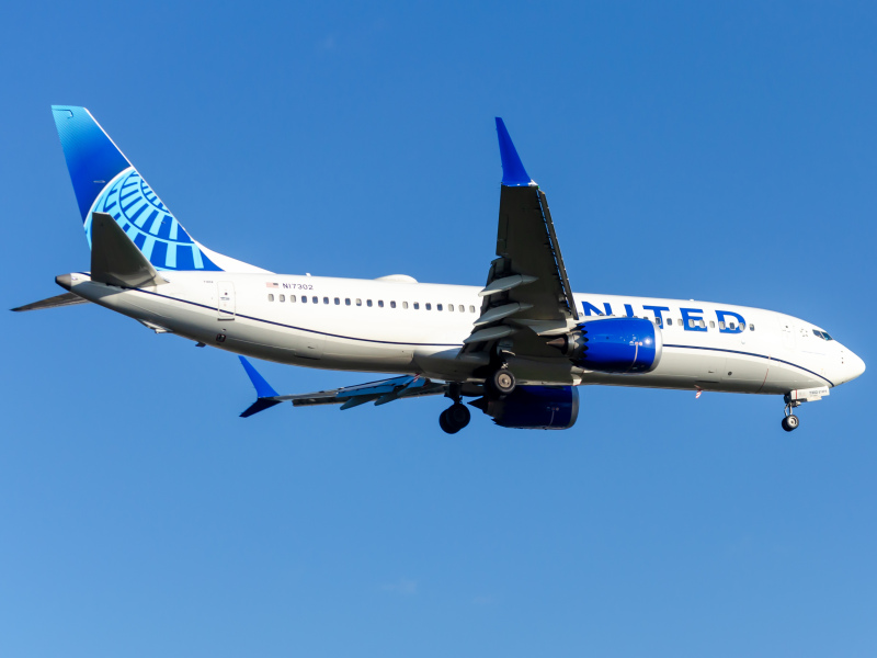 Photo of N17302 - United Airlines Boeing 737 MAX 8 at EWR on AeroXplorer Aviation Database