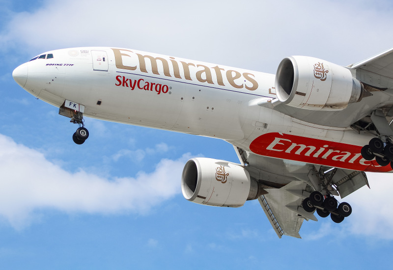 Photo of A6-EFK - Emirates SkyCargo Boeing 777-F at ORD on AeroXplorer Aviation Database