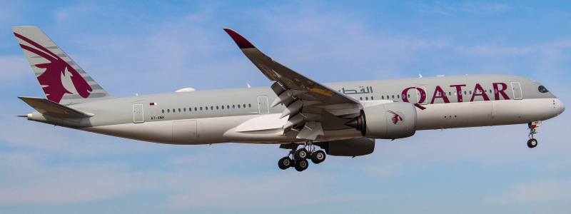 Photo of A7-AMH - Qatar Airways Airbus A350-900 at PHL on AeroXplorer Aviation Database