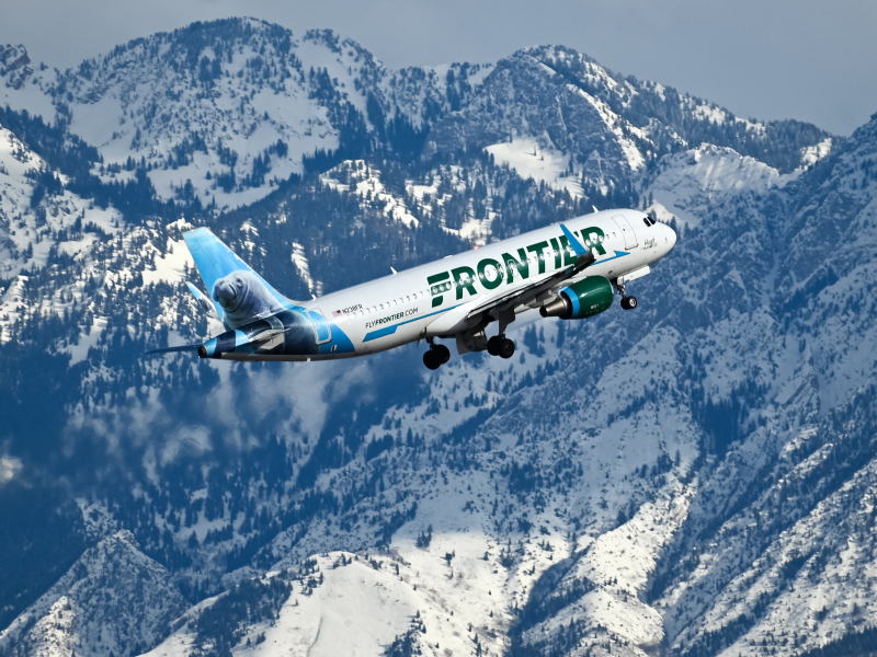 Photo of N238FR - Frontier Airlines Airbus A320 at KSLC on AeroXplorer Aviation Database