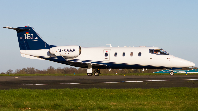 Photo of D-CGBR - Jet Exectutive LJ55 at BQH on AeroXplorer Aviation Database