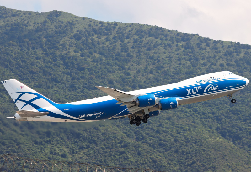 Photo of VP-BBY - AirBridge Cargo Boeing 747-8F at HKG on AeroXplorer Aviation Database
