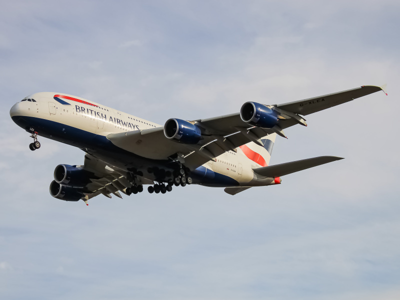 Photo of G-XLEA - British Airways Airbus A380-800 at IAD on AeroXplorer Aviation Database