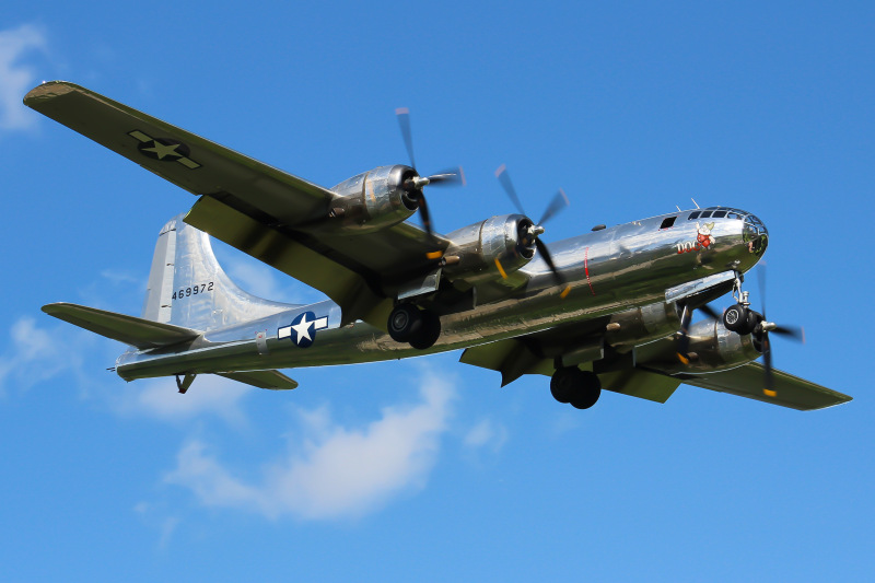 Photo of N69972 - PRIVATE Boeing B-29 SuperFortress at LUK on AeroXplorer Aviation Database
