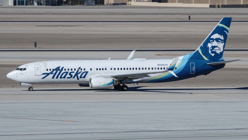 Photo of N589AS - Alaska Airlines Boeing 737-800 at KLAS on AeroXplorer Aviation Database