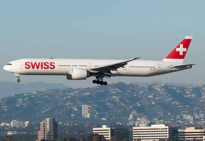 Photo of HB-JNC - Swiss International Air Lines Boeing 777-300ER at LAX on AeroXplorer Aviation Database