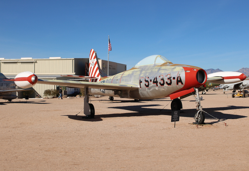 Photo of 47-1433 - USAF - United States Air Force Republic F-84 Thunderjet at DMA on AeroXplorer Aviation Database