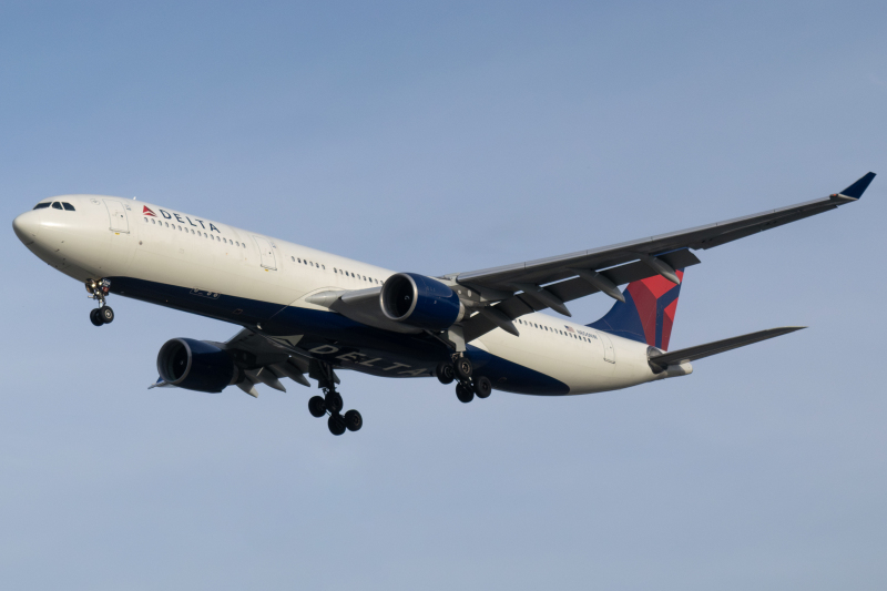 Photo of N806NW - Delta Airlines Airbus A330-300 at SJC on AeroXplorer Aviation Database