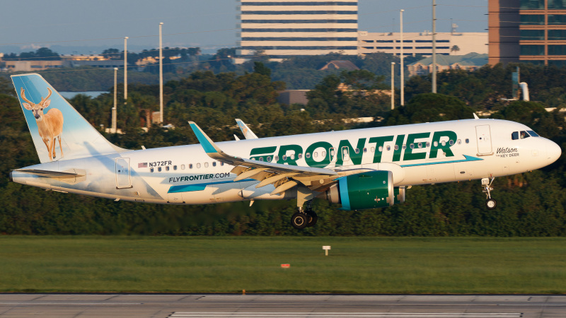 Photo of N372FR - Frontier Airlines Airbus A320NEO at TPA on AeroXplorer Aviation Database