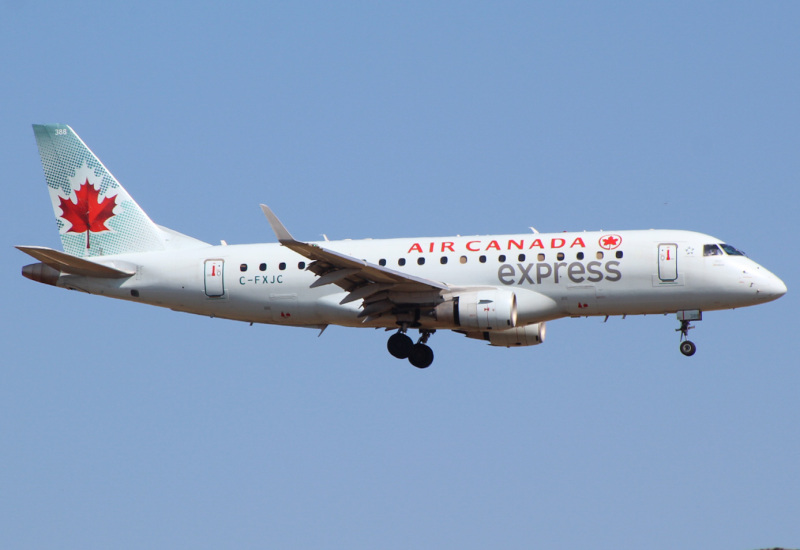 Photo of C-FXJC - Air Canada Express Embraer E175 at AUS on AeroXplorer Aviation Database