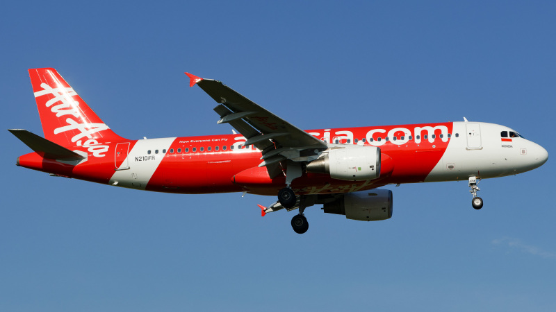 Photo of N210FR - AirAsia Airbus A320 at TPA on AeroXplorer Aviation Database