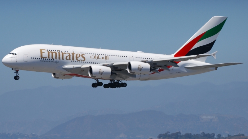 Photo of A6-EVJ - Emirates Airbus A380-800 at LAX on AeroXplorer Aviation Database