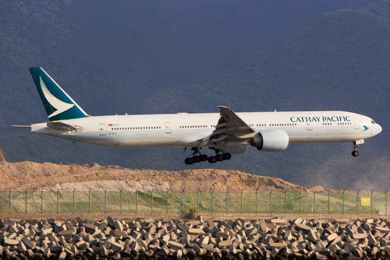 Photo of B-KPX - Cathay Pacific Boeing 777-300ER at HKG on AeroXplorer Aviation Database