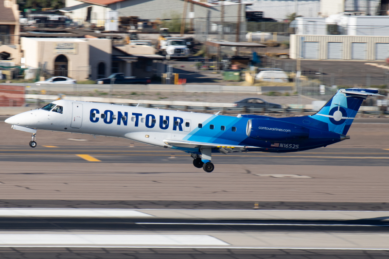 Photo of N16525 - Contour Aviation Embraer ERJ135 at PHX on AeroXplorer Aviation Database